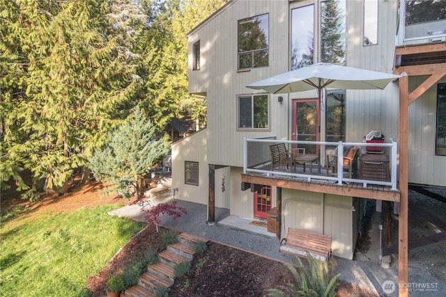 251 Saddle Dr, Port Townsend, WA 98368 - back of house featuring a patio area
