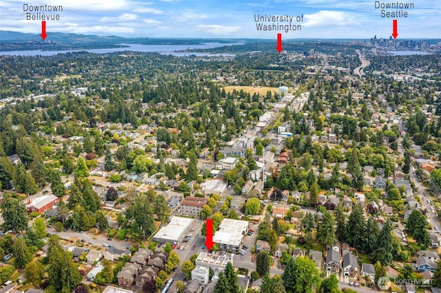 866 NE 96th St, Seattle, WA 98115 - aerial view of a nearby body of water