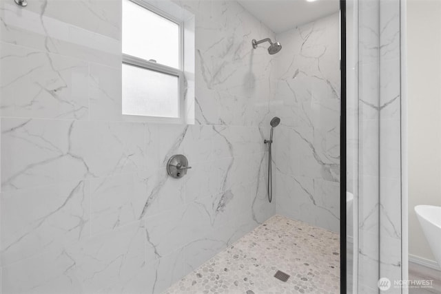 14219 284th Pl NE, Duvall, WA 98019 - bathroom featuring a marble finish shower