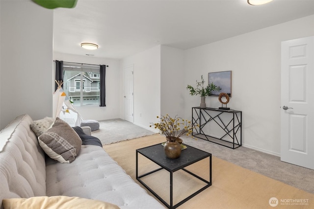 14219 284th Pl NE, Duvall, WA 98019 - living area featuring carpet floors and baseboards