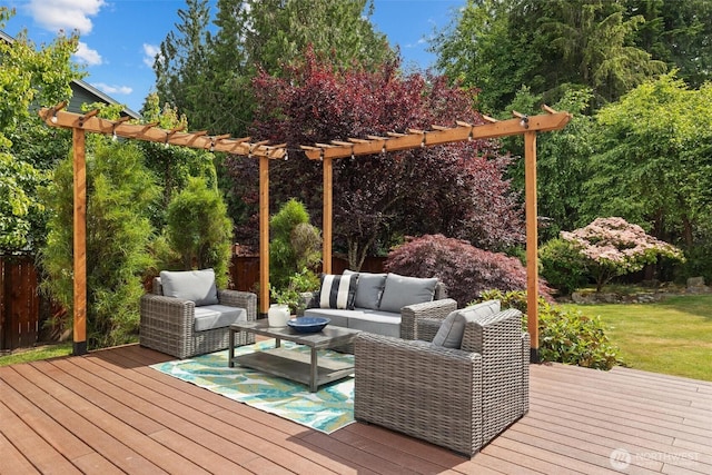 14219 284th Pl NE, Duvall, WA 98019 - wooden terrace with an outdoor living space
