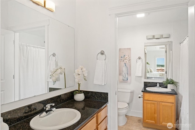 1015 Railroad Ave Unit 518, Bellingham, WA 98225 - bathroom featuring vanity and tile patterned flooring