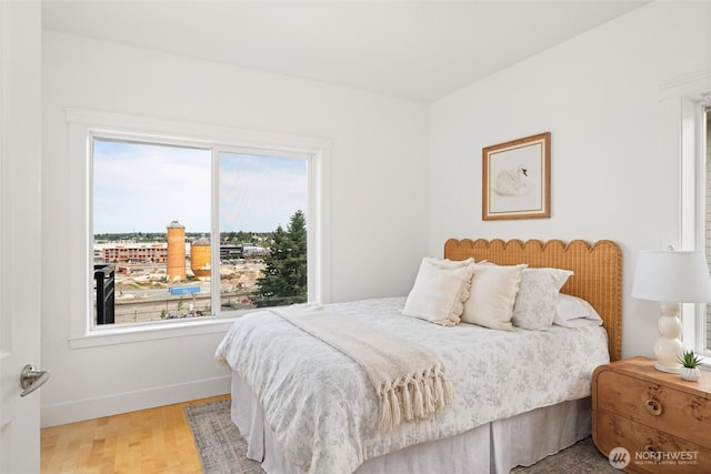 1015 Railroad Ave Unit 518, Bellingham, WA 98225 - bedroom featuring wood finished floors and baseboards
