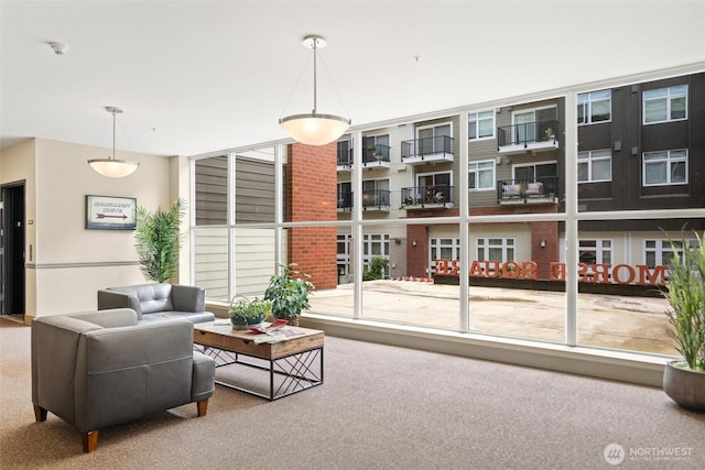 1015 Railroad Ave Unit 518, Bellingham, WA 98225 - living room featuring carpet floors