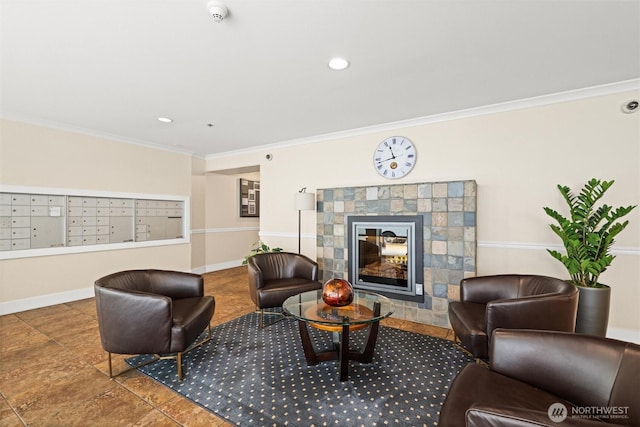 1015 Railroad Ave Unit 518, Bellingham, WA 98225 - community lobby with crown molding and recessed lighting