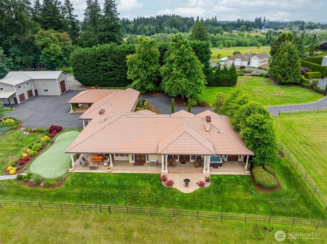 19609 NE 35th Ct, Ridgefield, WA 98642 - view from above of property