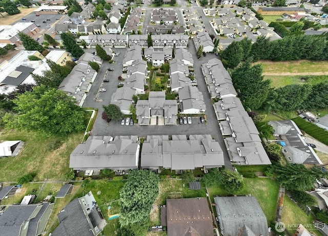 418 17th St SE Unit 9D, Auburn, WA 98002 - aerial view of property and surrounding area with nearby suburban area