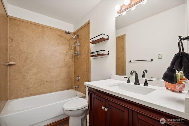 418 17th St SE Unit 9D, Auburn, WA 98002 - bathroom featuring vanity and shower / tub combination