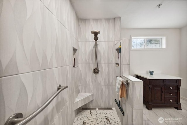 418 17th St SE Unit 9D, Auburn, WA 98002 - bathroom featuring tiled shower