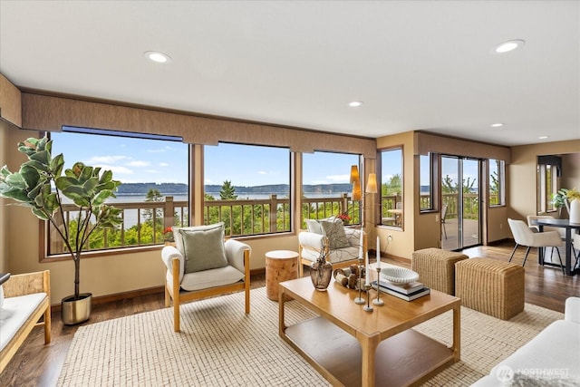 10300 64th Pl W, Mukilteo, WA 98275 - living area with light wood-style floors and recessed lighting