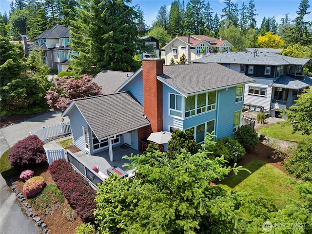 3089 W Lake Sammamish Pkwy NE, Redmond, WA 98052 - aerial view of residential area with a tree filled landscape