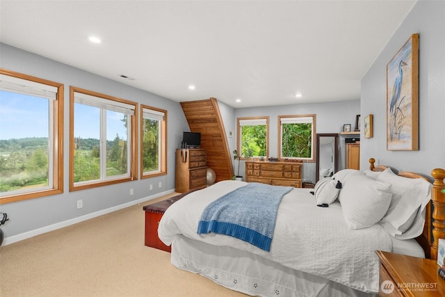 1508 Bloomhardt Rd, Raymond, WA 98577 - bedroom with recessed lighting and carpet floors