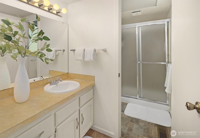 13919 SE 3rd Pl, Bellevue, WA 98005 - bathroom featuring a shower stall and vanity