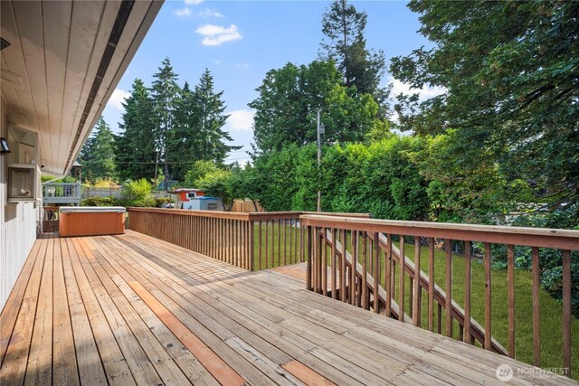 29929 4th Ave SW, Federal Way, WA 98023 - deck featuring a yard