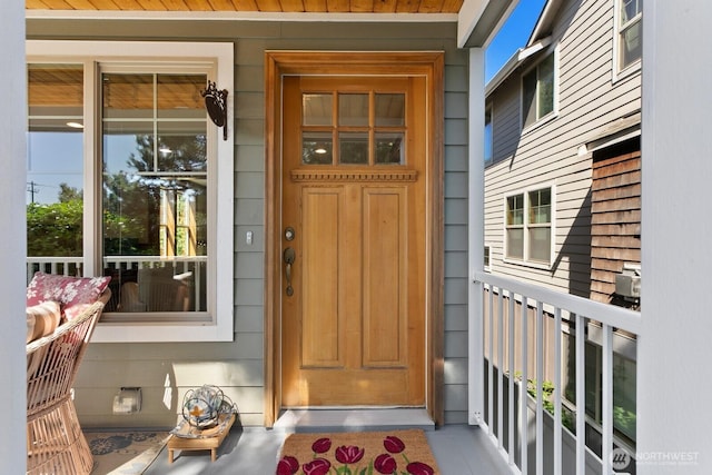 4415 40th Ave SW, Seattle, WA 98116 - view of exterior entry featuring covered porch
