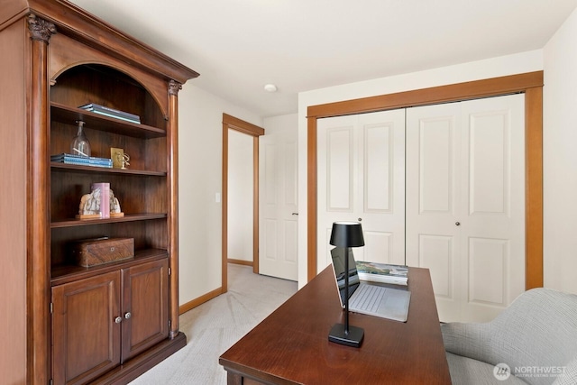 4415 40th Ave SW, Seattle, WA 98116 - office featuring light colored carpet and baseboards