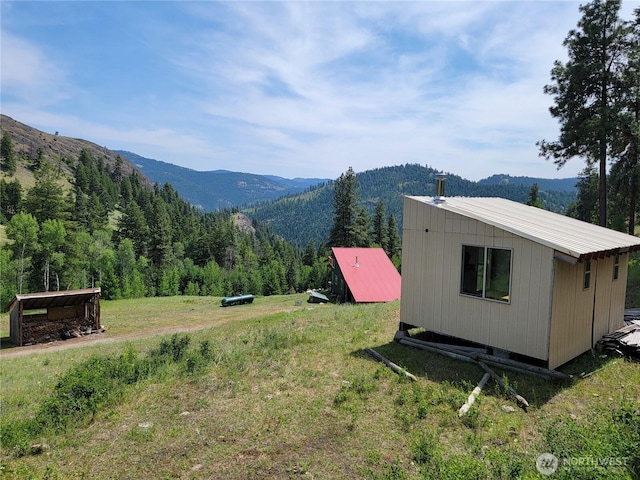 466 Sqove Rd, Wauconda, WA 98859 - mountain view featuring a forest