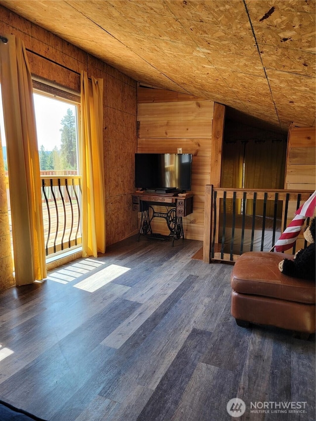 466 Sqove Rd, Wauconda, WA 98859 - living room with wood finished floors and wooden walls