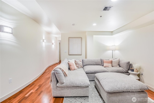 10650 NE 9th Pl Unit 3208, Bellevue, WA 98004 - living area with light wood-type flooring and recessed lighting