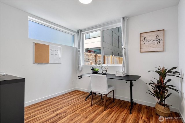 2620 NW 62nd St Unit B, Seattle, WA 98107 - home office featuring wood finished floors