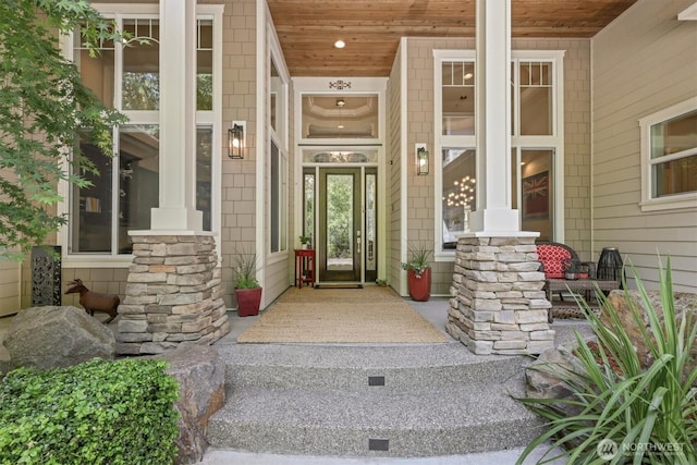 3303 Gravelly Beach Loop NW, Olympia, WA 98502 - doorway to property featuring a porch