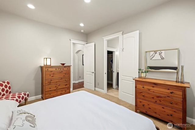 3303 Gravelly Beach Loop NW, Olympia, WA 98502 - bedroom with recessed lighting and light carpet