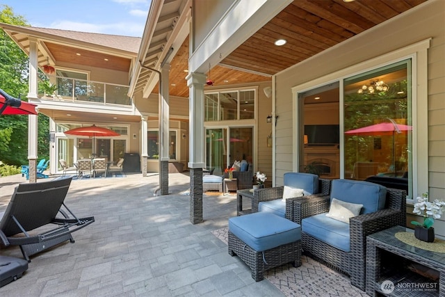 3303 Gravelly Beach Loop NW, Olympia, WA 98502 - view of patio / terrace featuring outdoor dining space