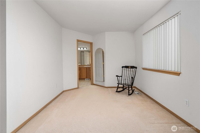 4517 35th St NE, Tacoma, WA 98422 - unfurnished room featuring carpet flooring and arched walkways