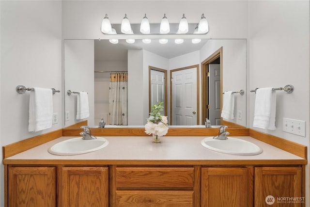 4517 35th St NE, Tacoma, WA 98422 - bathroom featuring double vanity