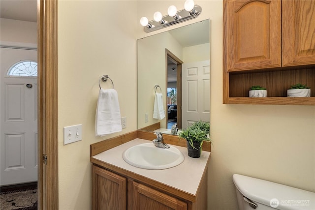 4517 35th St NE, Tacoma, WA 98422 - half bathroom featuring vanity and toilet