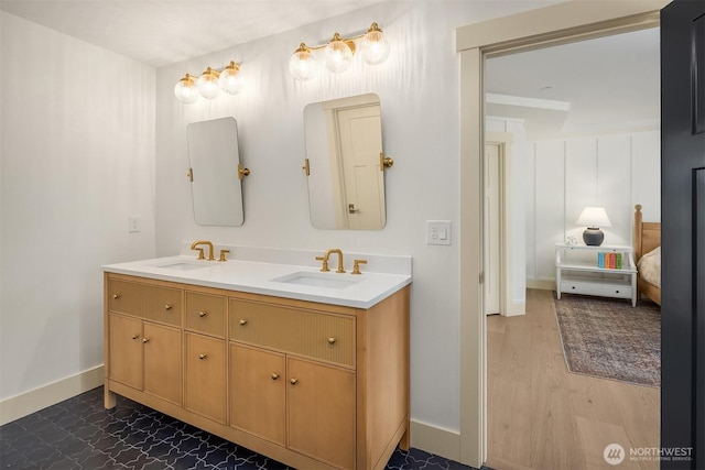 8411 202nd St SW, Edmonds, WA 98026 - full bath featuring double vanity and ensuite bathroom