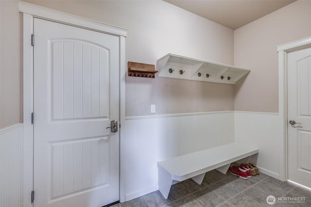 7811 238th St Ct E, Graham, WA 98338 - mudroom featuring a wainscoted wall