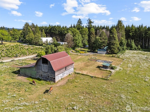 3381 Centralia Alpha Rd, Onalaska, WA 98570 - view from above of property featuring a forest