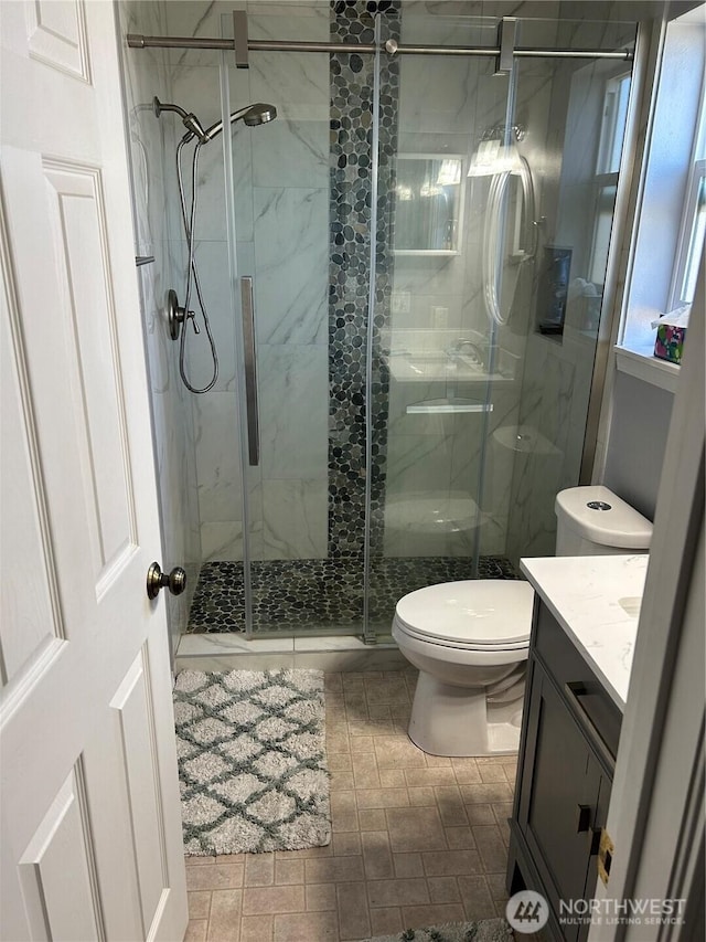 416 S Bel Air Loop SW, Ocean Shores, WA 98569 - bathroom with vanity and a shower stall