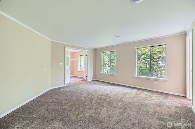 15831 Northup Way Unit 26, Bellevue, WA 98008 - carpeted spare room featuring ornamental molding
