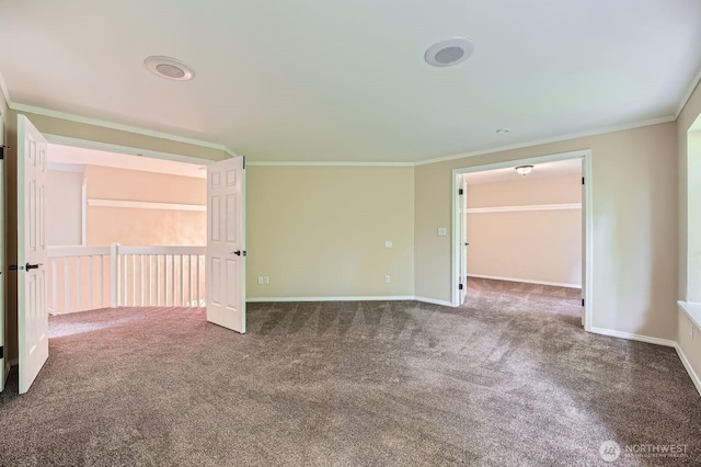 15831 Northup Way Unit 26, Bellevue, WA 98008 - carpeted empty room featuring ornamental molding and baseboards