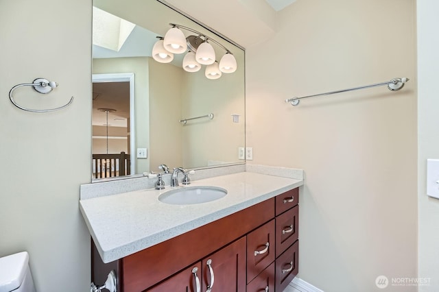 15831 Northup Way Unit 26, Bellevue, WA 98008 - half bathroom featuring vanity and toilet
