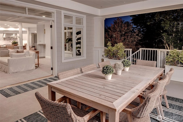 6581 156th Ave SE, Bellevue, WA 98006 - view of patio featuring outdoor dining space
