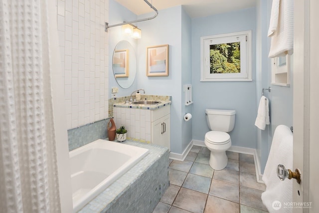 3112 NE 65th St, Seattle, WA 98115 - bathroom with vanity and tile patterned flooring