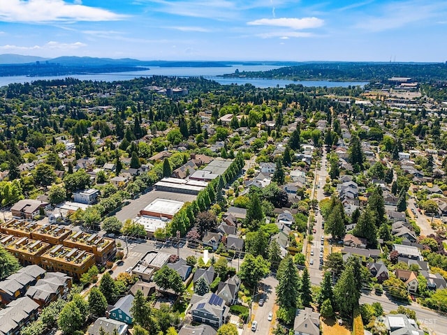 3112 NE 65th St, Seattle, WA 98115 - aerial view of residential area with a nearby body of water