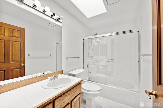 9321 339th St S Unit 5, Roy, WA 98580 - bathroom with vanity and shower / bath combination with glass door