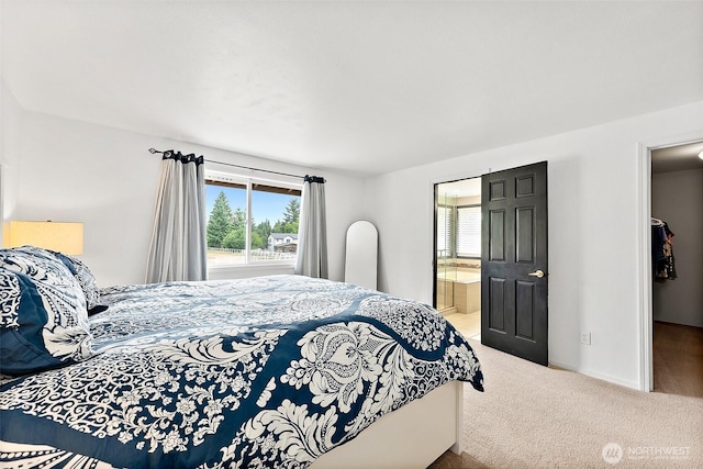 9321 339th St S Unit 5, Roy, WA 98580 - carpeted bedroom featuring multiple windows and ensuite bathroom