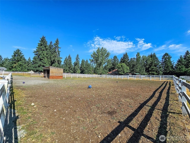 9321 339th St S Unit 5, Roy, WA 98580 - view of yard featuring a view of countryside