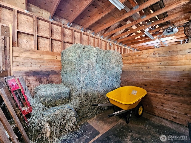 9321 339th St S Unit 5, Roy, WA 98580 - sitting room with wood walls