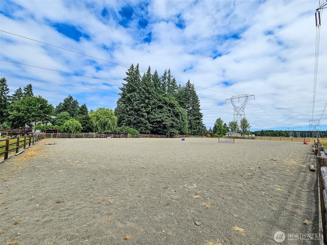 9321 339th St S Unit 5, Roy, WA 98580 - view of yard with an outdoor riding arena