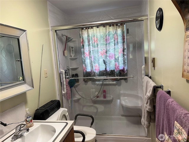 158 Skaggs Rd, Morton, WA 98356 - full bath featuring vanity and a stall shower