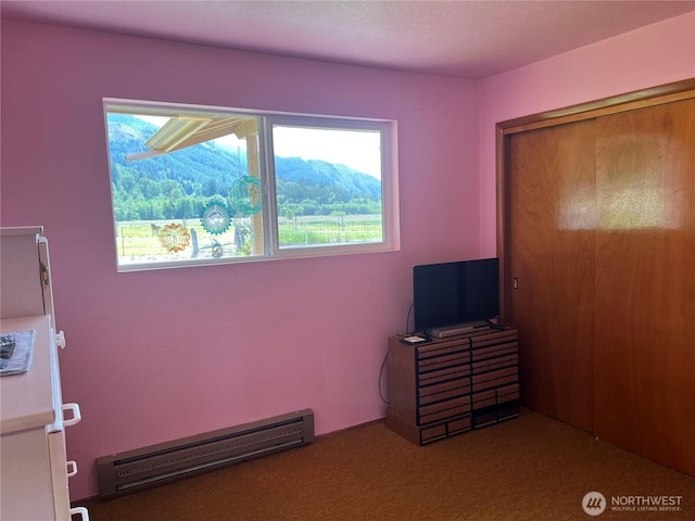 158 Skaggs Rd, Morton, WA 98356 - unfurnished bedroom featuring a baseboard radiator