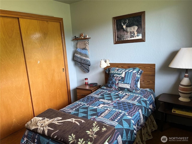 158 Skaggs Rd, Morton, WA 98356 - bedroom featuring a closet
