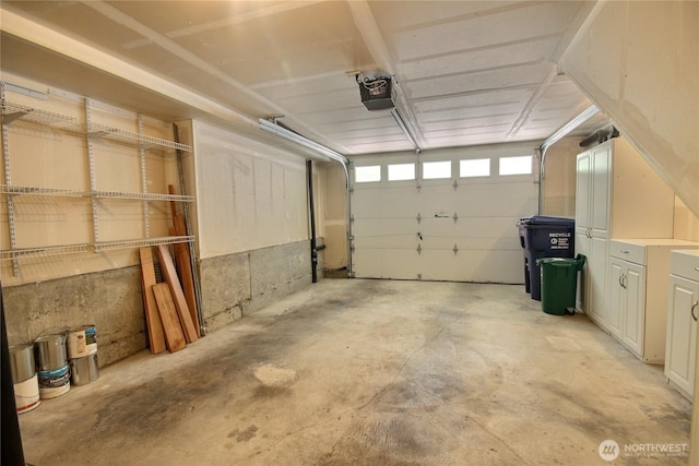 4411 Greenwood Ave N, Seattle, WA 98103 - garage featuring a garage door opener