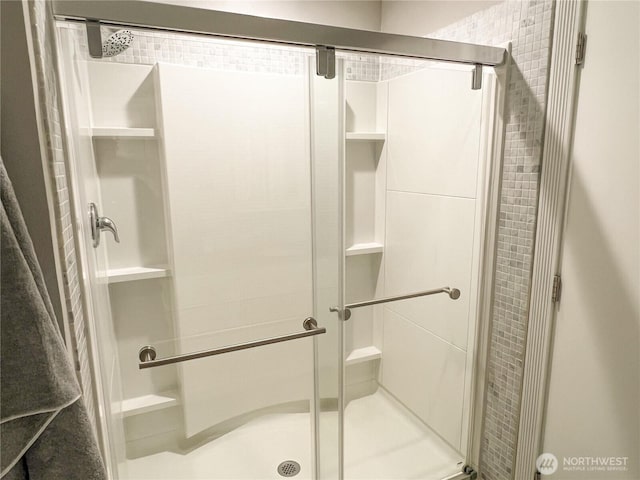 91 N Chandler Ct Unit D, Port Ludlow, WA 98365 - bathroom with a shower stall